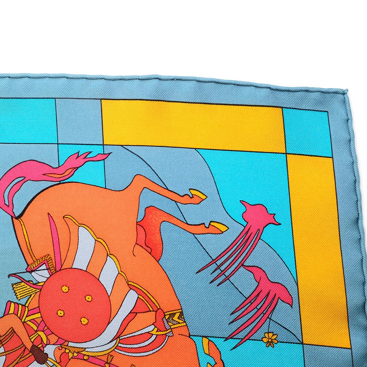 Hermes Fantaisies Indiennes Silk Scarf 2