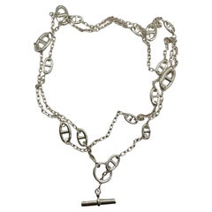 Collana Hermes Farandole 120 CM di catena lunga in argento sterling
