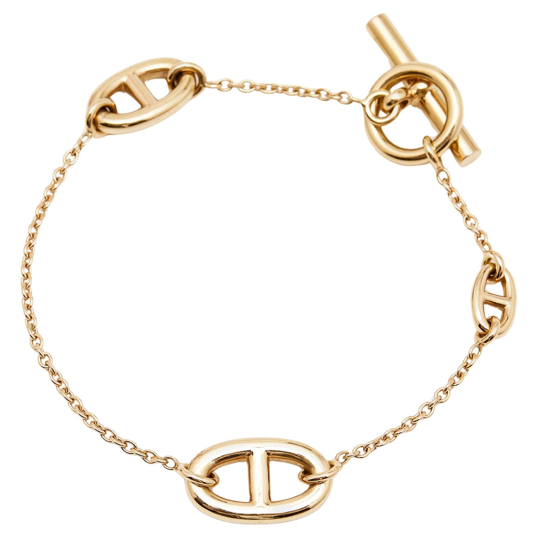 Hermes Farandole 18k Rose Gold Bracelet SIZE GUIDE
