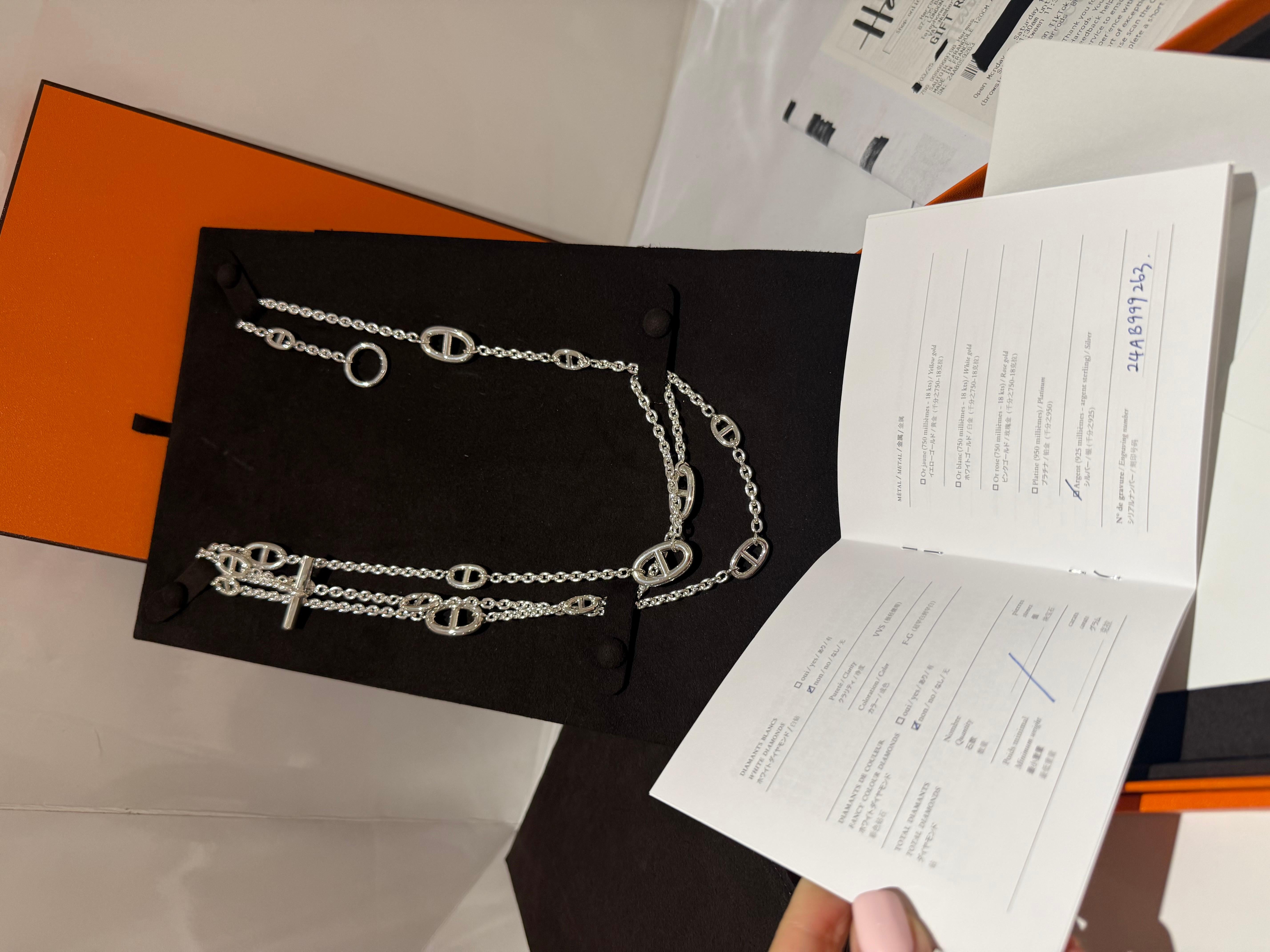 Hermes Farandole collana lunga 120 in vendita 1