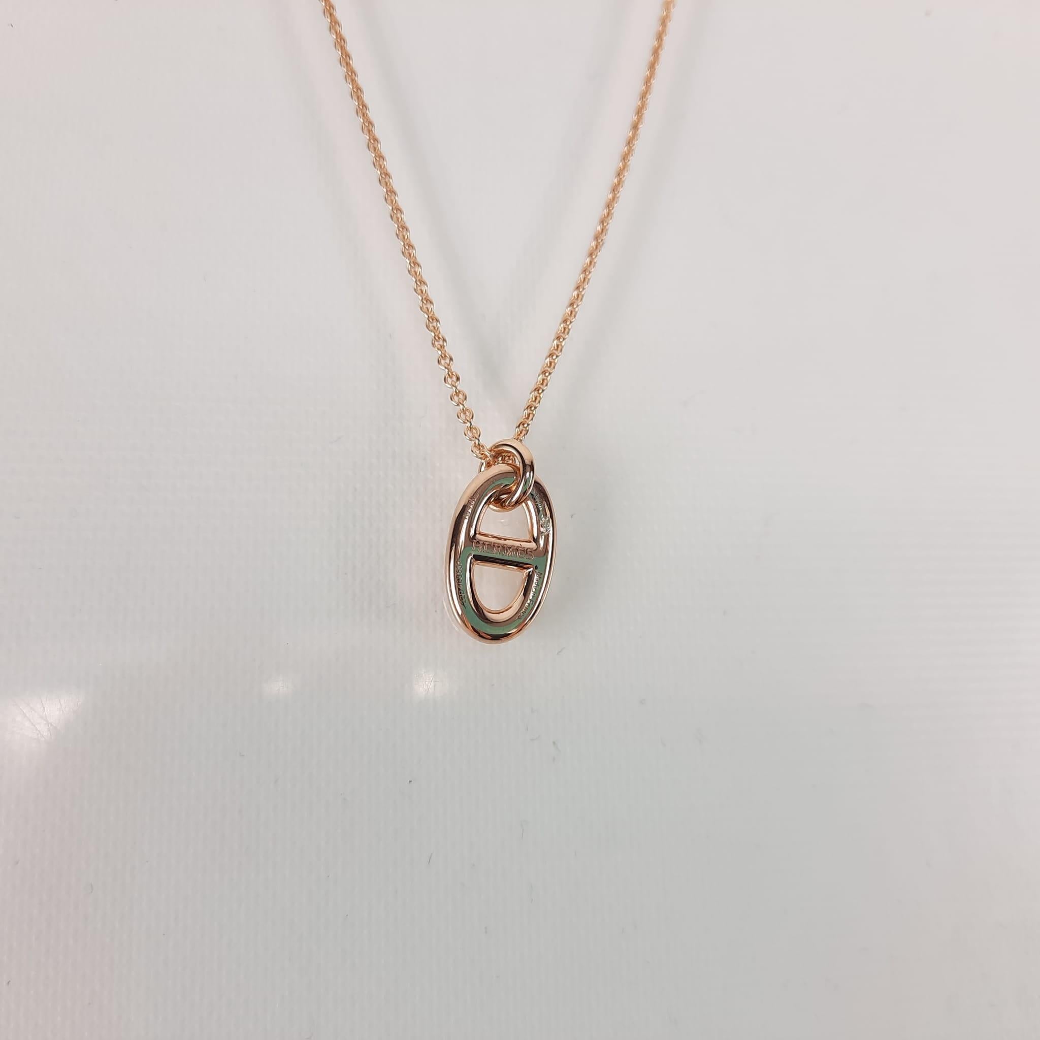 Hermes Pink Gold Farandole pendant, small model In New Condition In Nicosia, CY