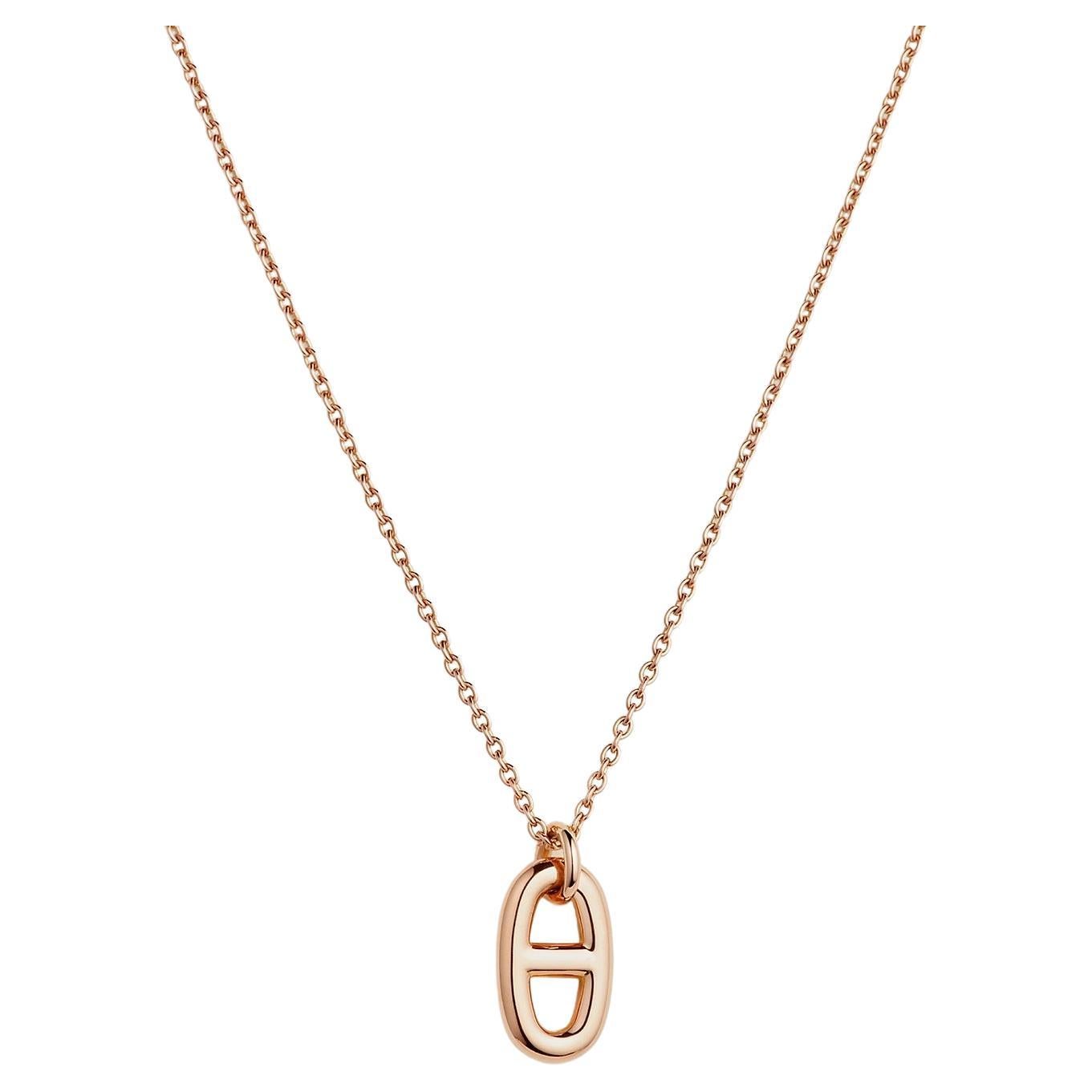 Hermes Pink Gold Farandole pendant, small model