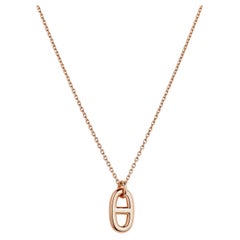 Hermes Farandole pendant, small model pink gold Adjustable: 39-41cm