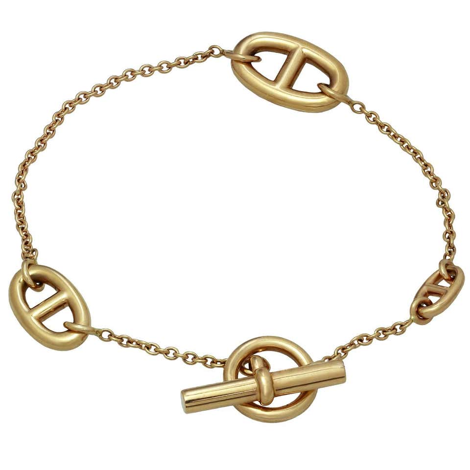 Hermes gold bracelet Clearance