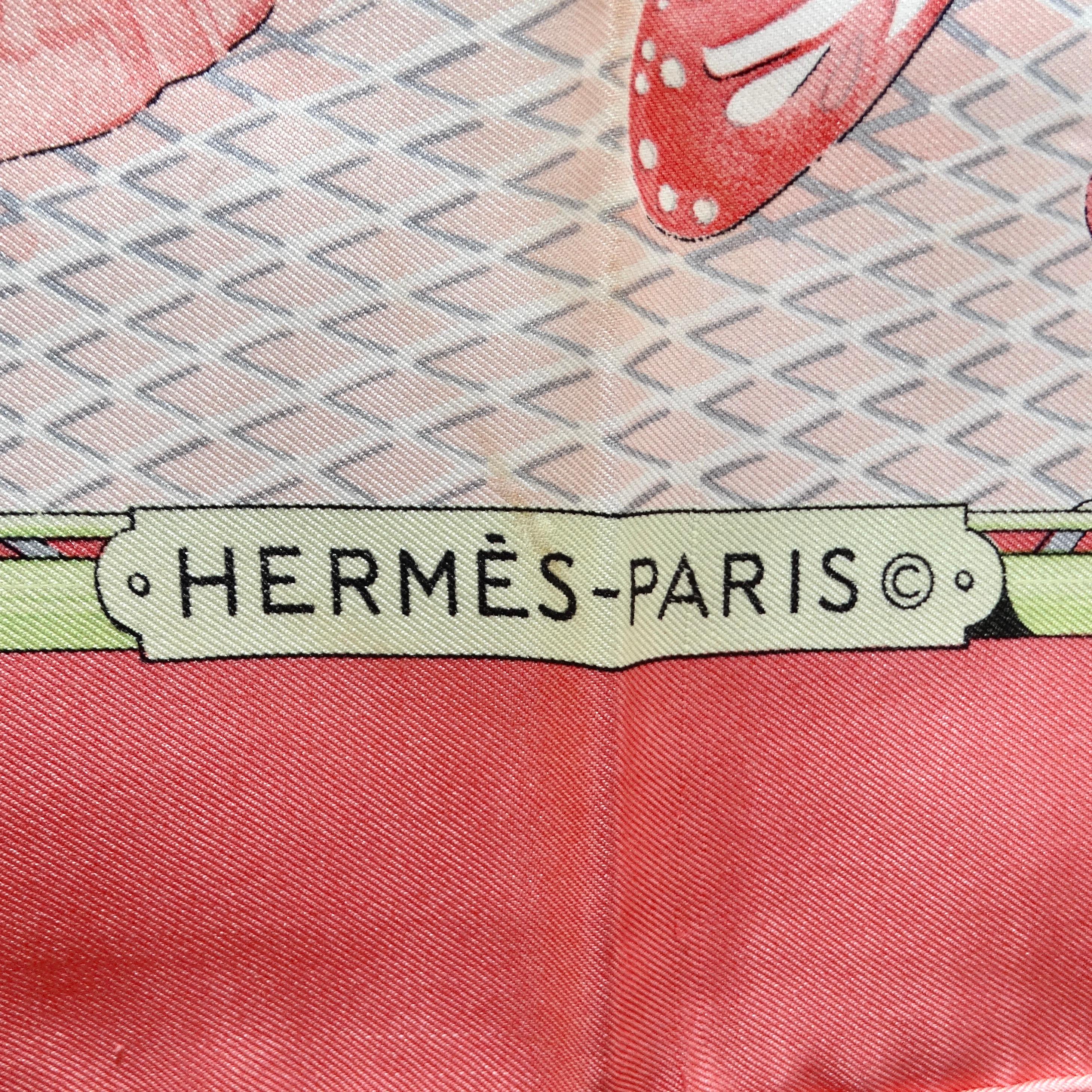 Hermes Farandole Silk Scarf In Excellent Condition For Sale In Scottsdale, AZ