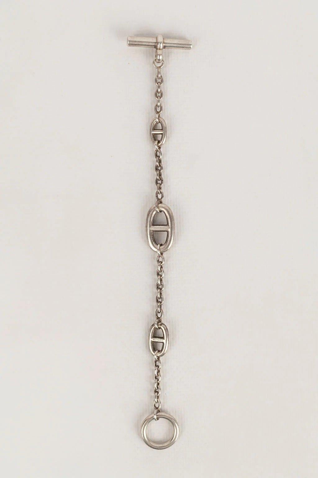 Hermes Farandole Silber-Armband im Zustand „Hervorragend“ im Angebot in SAINT-OUEN-SUR-SEINE, FR