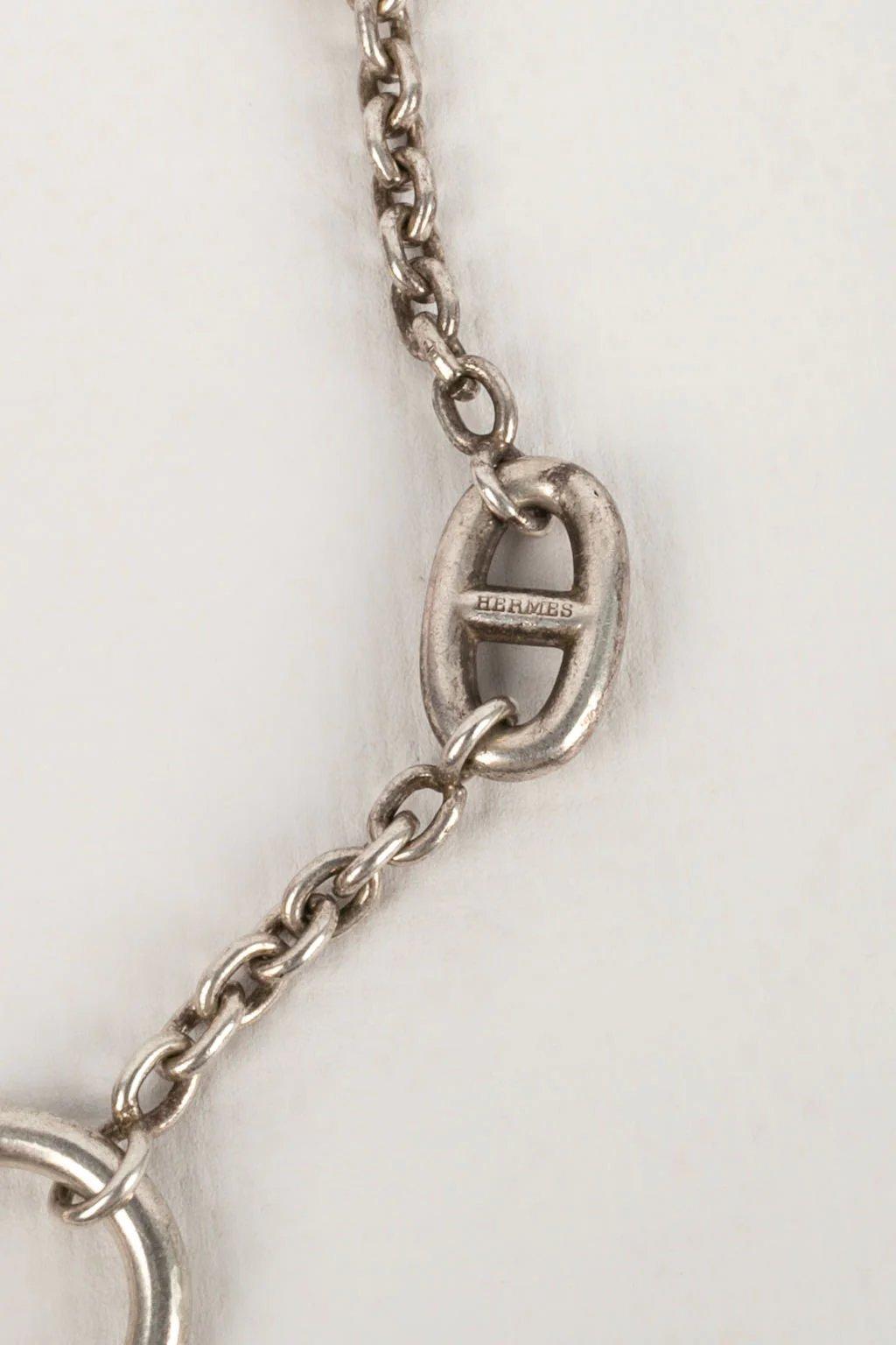 Hermes Farandole Silver Bracelet Excellent état - En vente à SAINT-OUEN-SUR-SEINE, FR