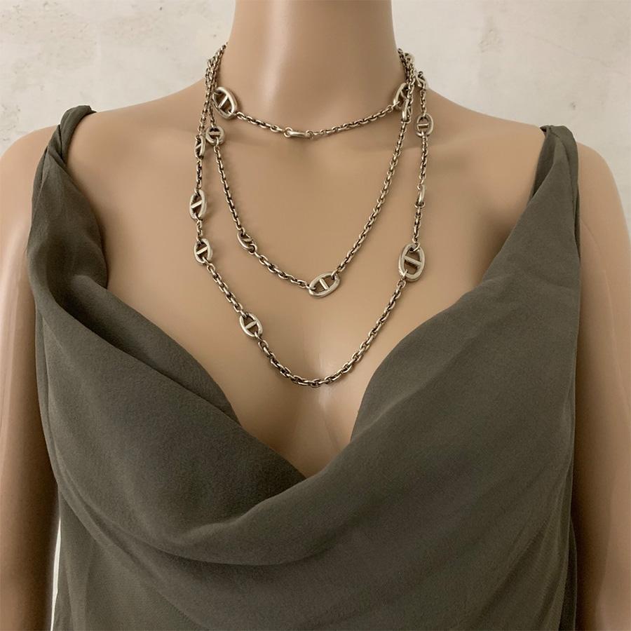 Hermes Farandole Silver Necklace 1