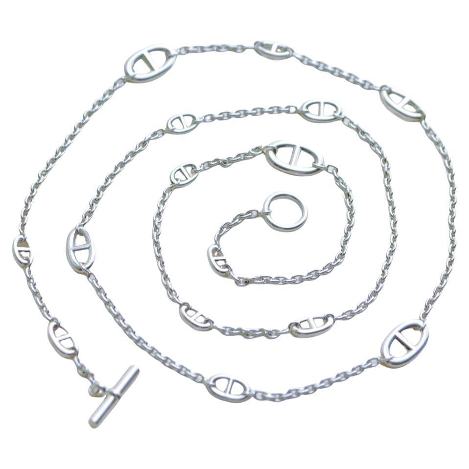 Hermès Farandole Collana lunga in argento sterling 120 in vendita