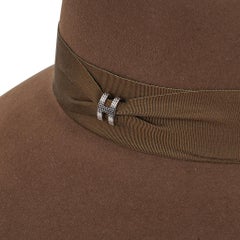 Hermes Farrah Pop H Hat Brown Rabbit Felt 58