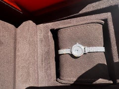 Hermes Faubourg Joaillerie watch white gold and diamonds