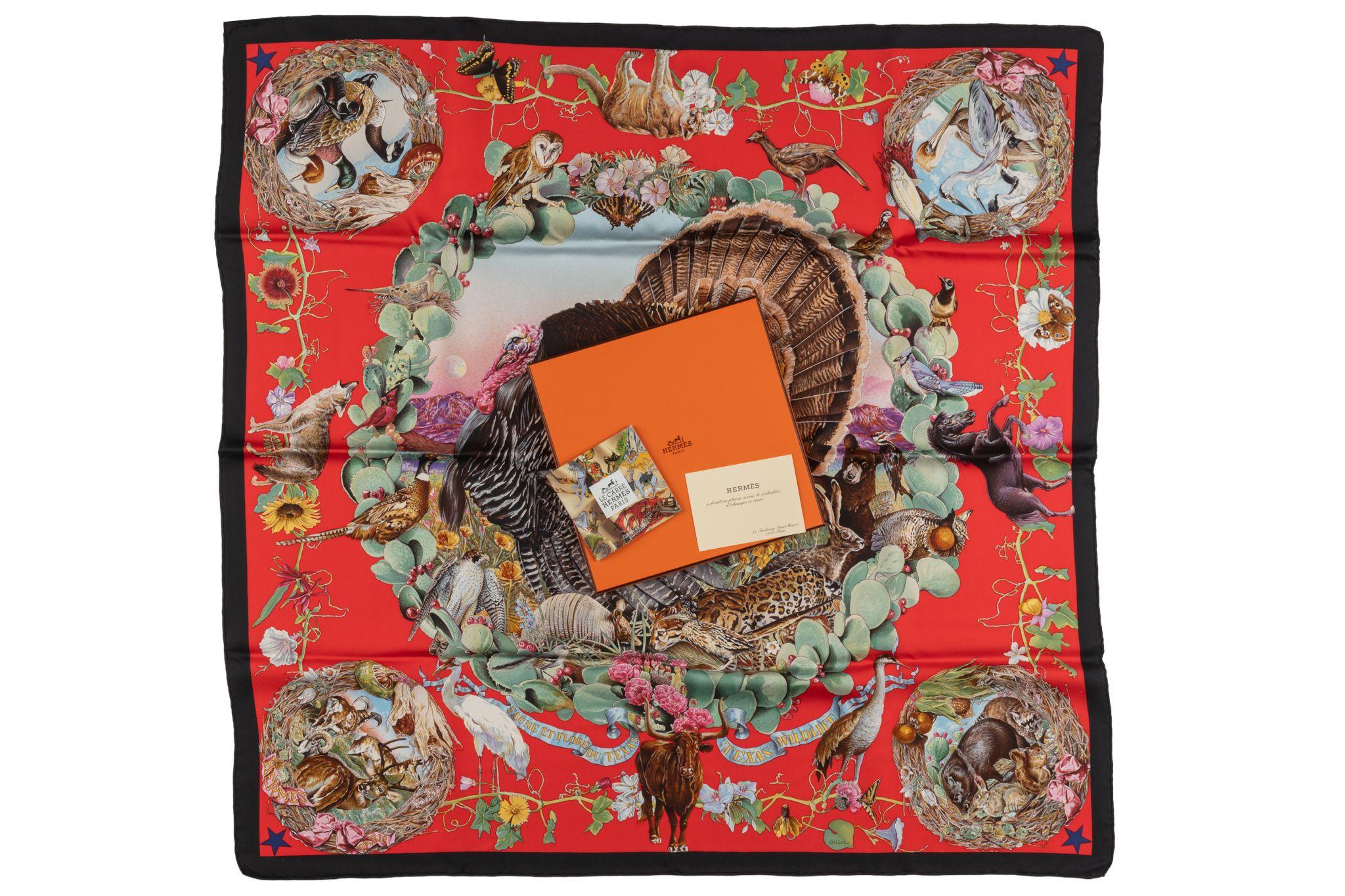 Hermès Faune et Flora du Texas Scarf For Sale 2