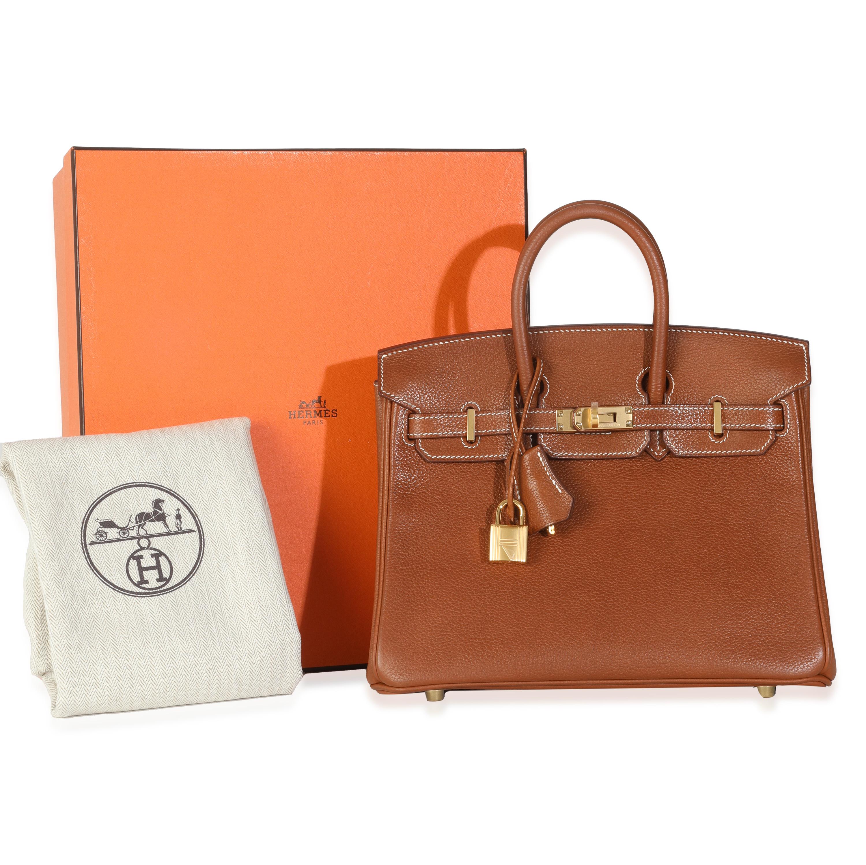Hermès Fauve Barenia Birkin 25 GHW für Damen oder Herren im Angebot