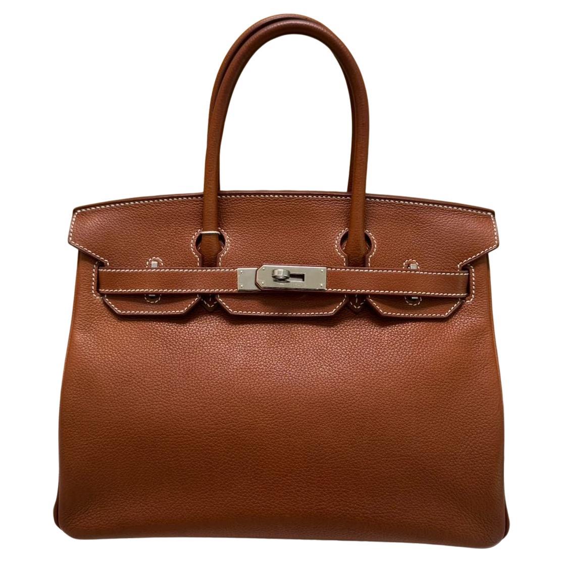 Hermès Fauve Barenia Birkin 30 bag