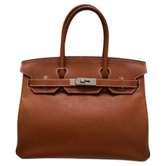 Hermès Fauve Barenia Birkin 30 bag