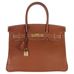 Hermès Fauve Barenia Birkin 30 GHW