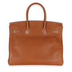 Hermès Fauve Barenia Birkin 35 GHW