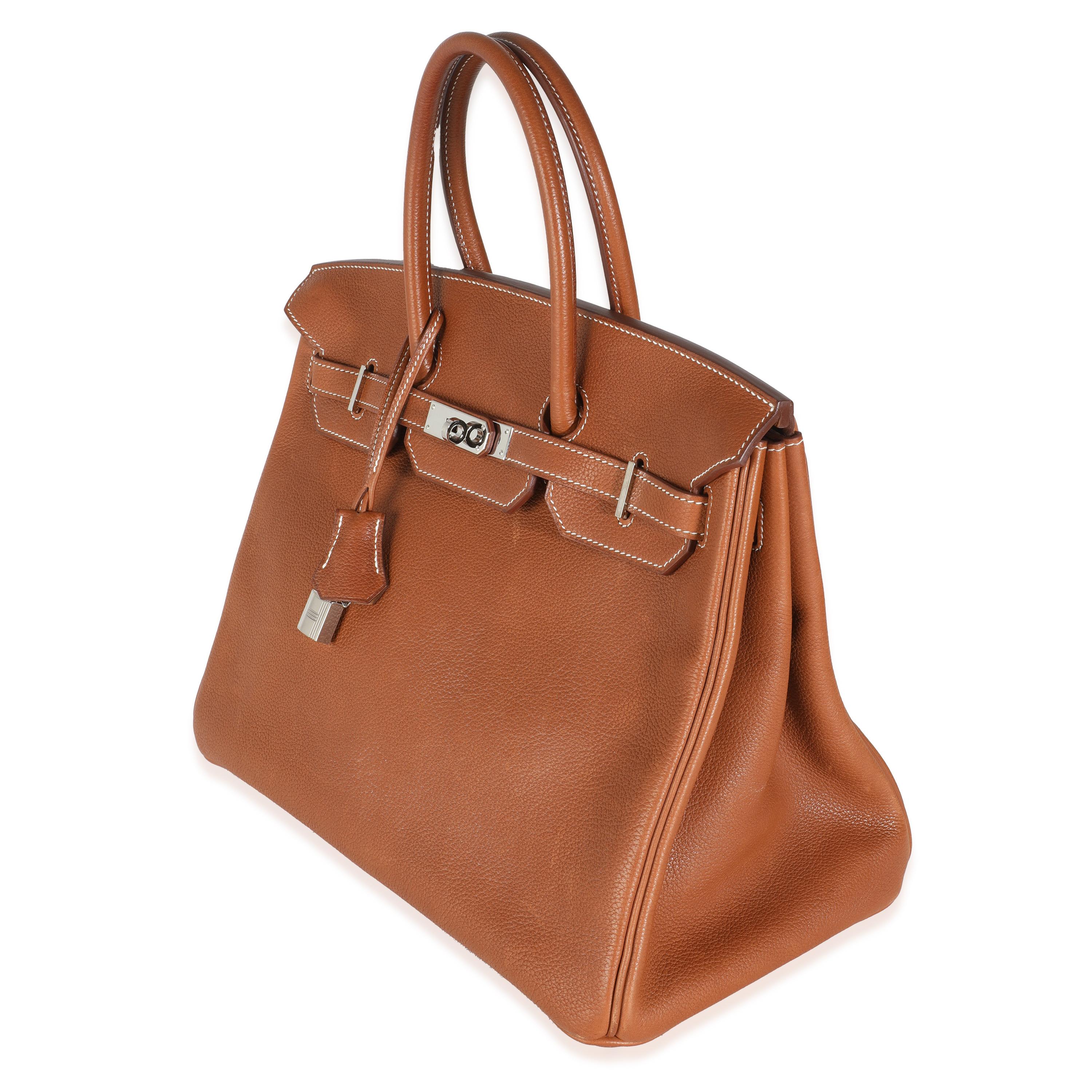Hermès Fauve Barenia Faubourg Birkin 35 PHW In condizioni ottime a New York, NY