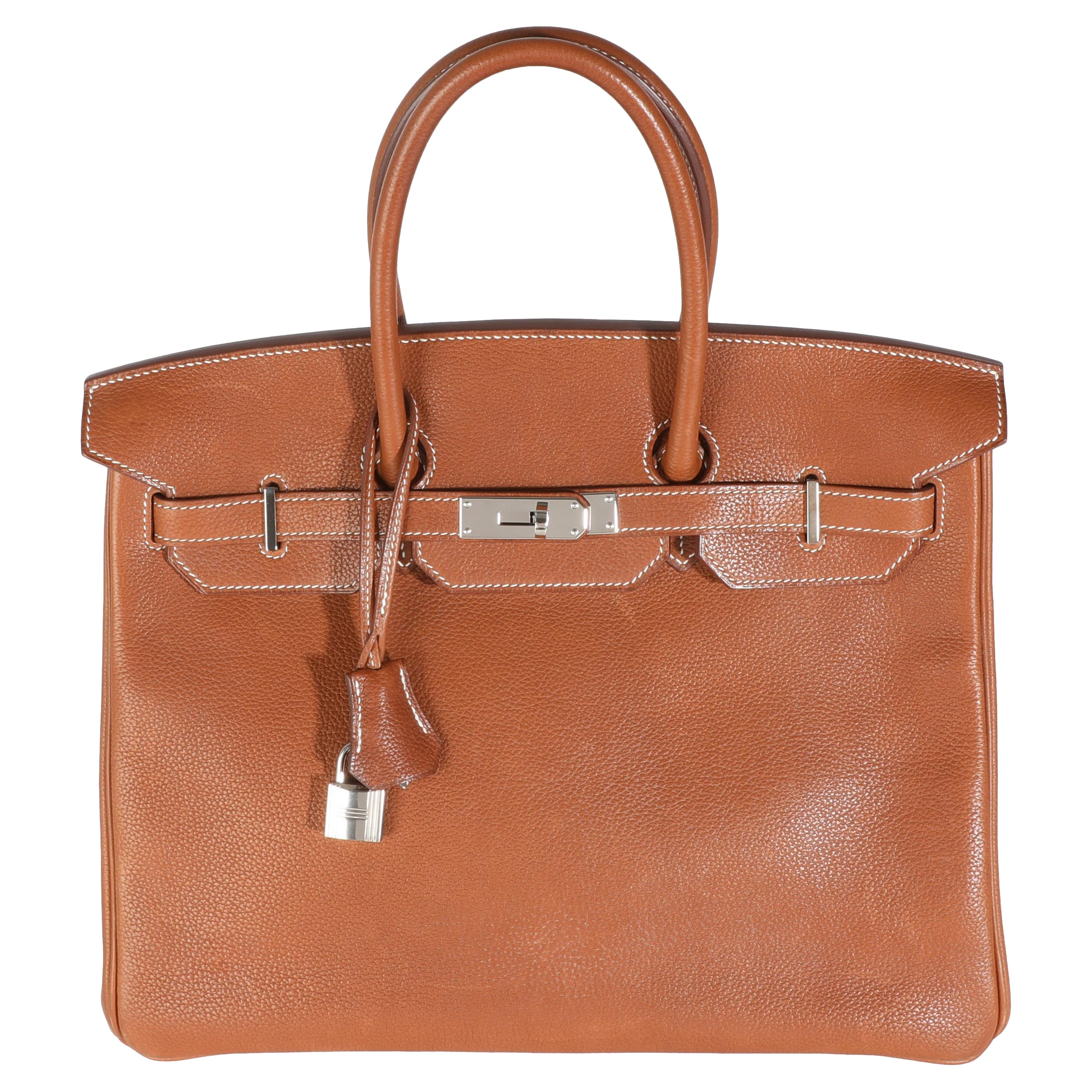 Hermès Fauve Barenia Faubourg Birkin 35 PHW
