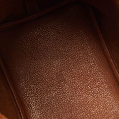 Borsa Hermes Fauve Barenia Faubourg in pelle Picotin Lock 18