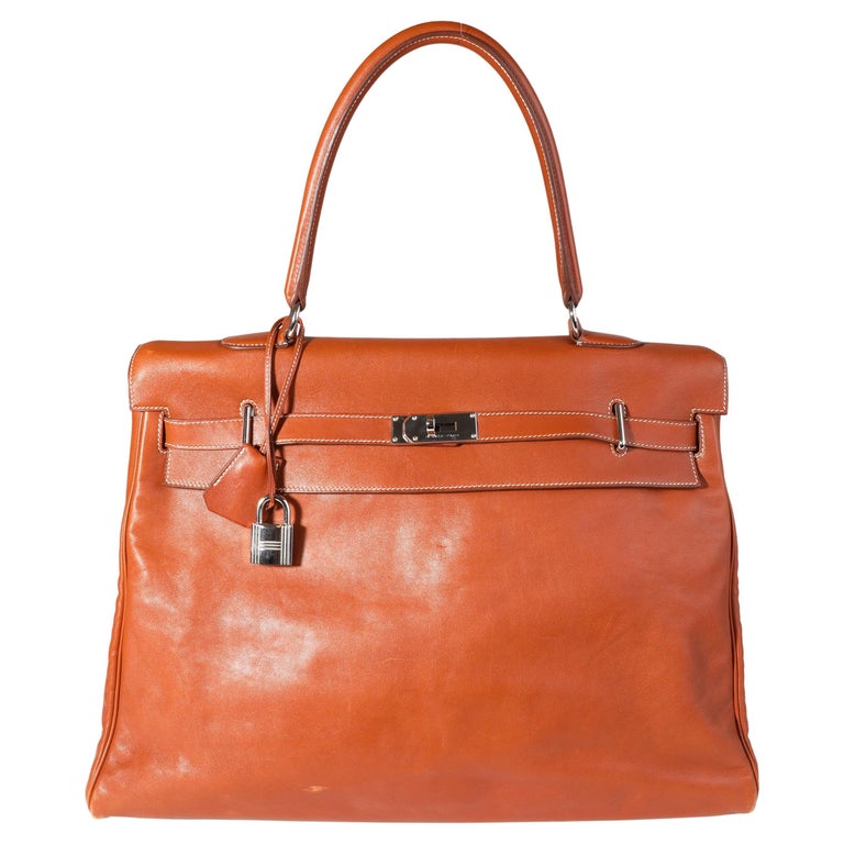 Kelly 50 HERMES rouge casaque - VALOIS VINTAGE PARIS