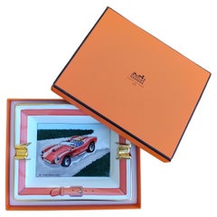 Hermès Ferrari 250 Testa Rossa 1957 Cigar Ashtray Porcelain Gold