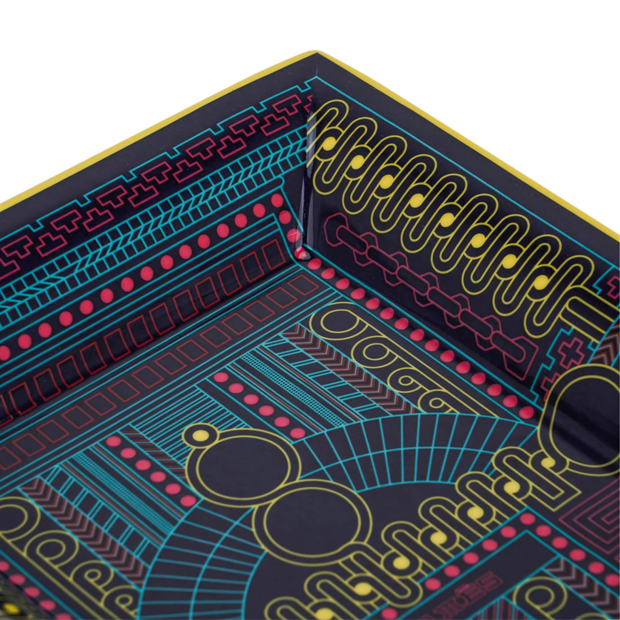 Black Hermes Fete au Faubourg Change Tray Marine Porcelain