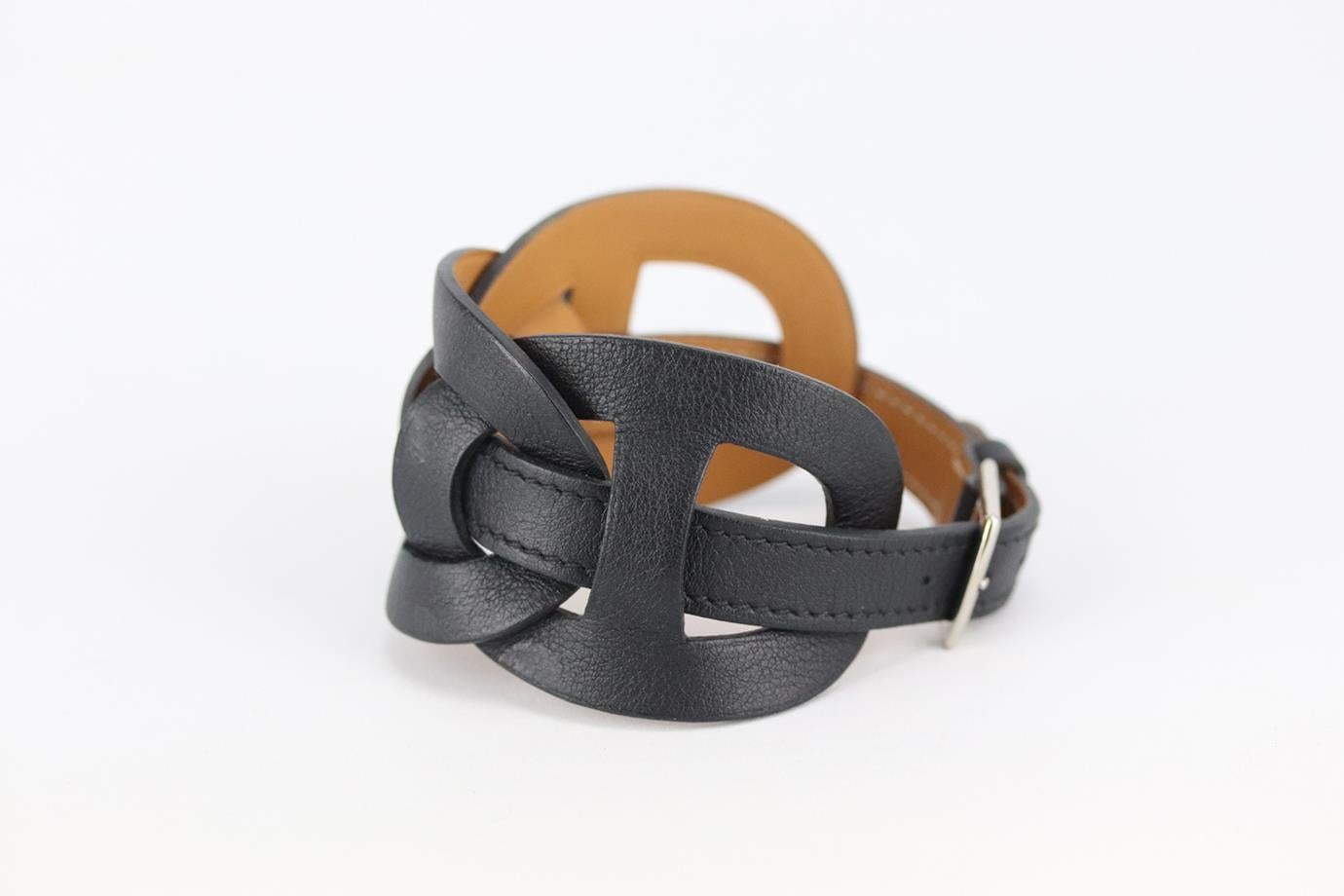 hermes leather bracelet