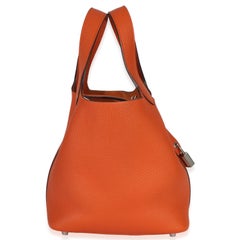 Hermès Feu Clemence Picotin Lock 18 PHW