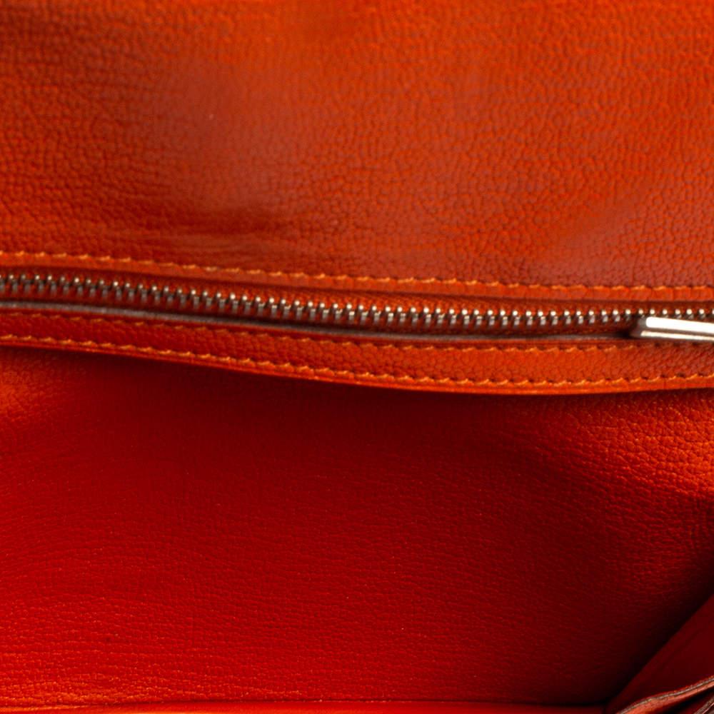Hermés Feu Mysore Leather Bearn Gusset Wallet For Sale 3