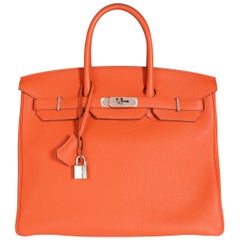 Hermès Feu Togo Birkin 35 PHW