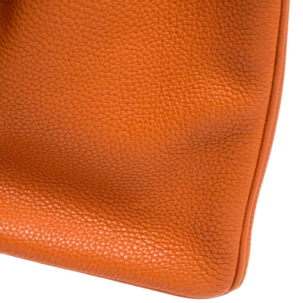 Hermes Feu Togo Leather Gold Hardware Birkin 40 Bag 11