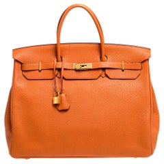 Hermes Feu Togo Leder Gold Hardware Birkin 40 Tasche