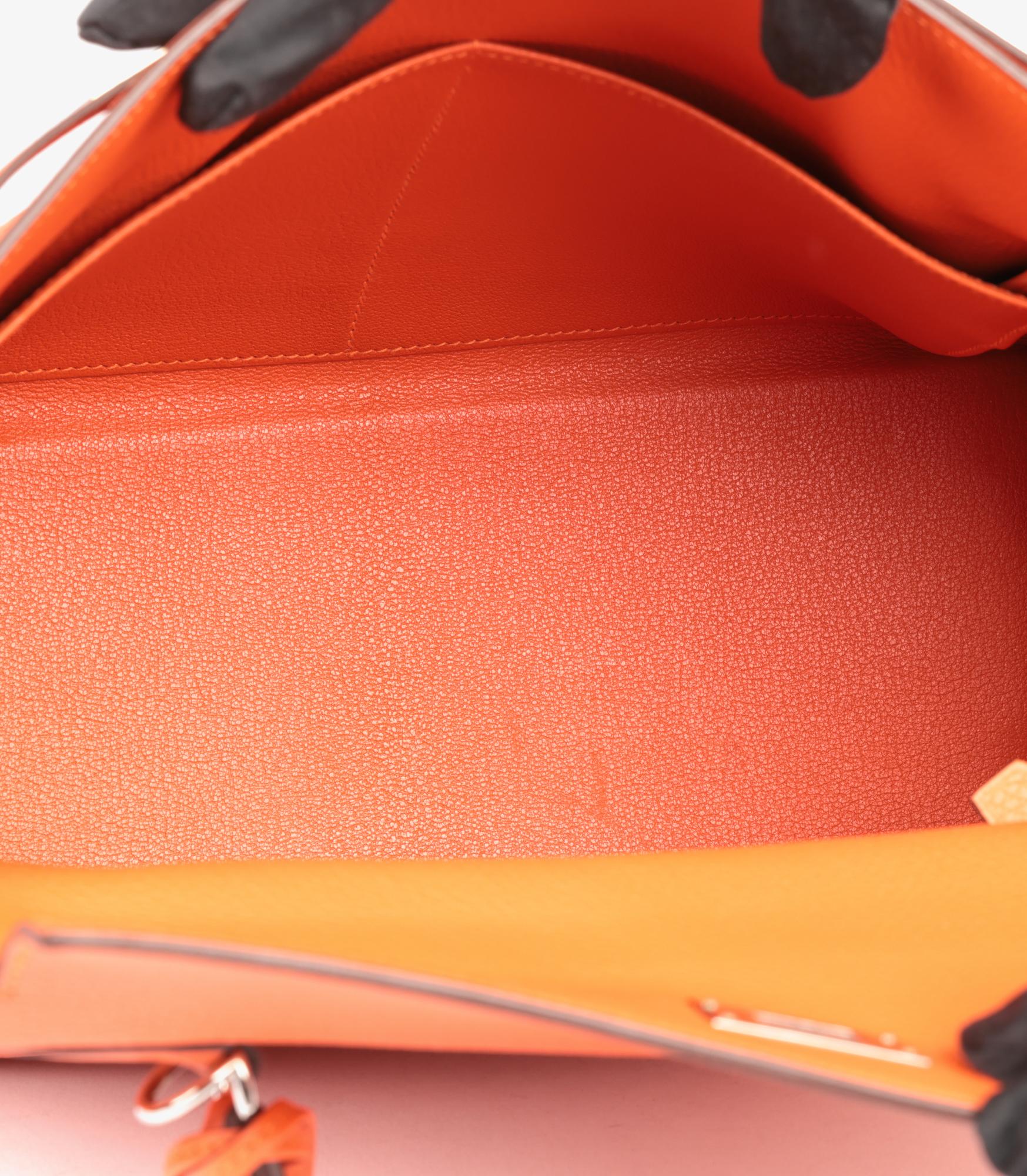 Hermès Feu Togo Leather Kelly 32cm Retourne 8