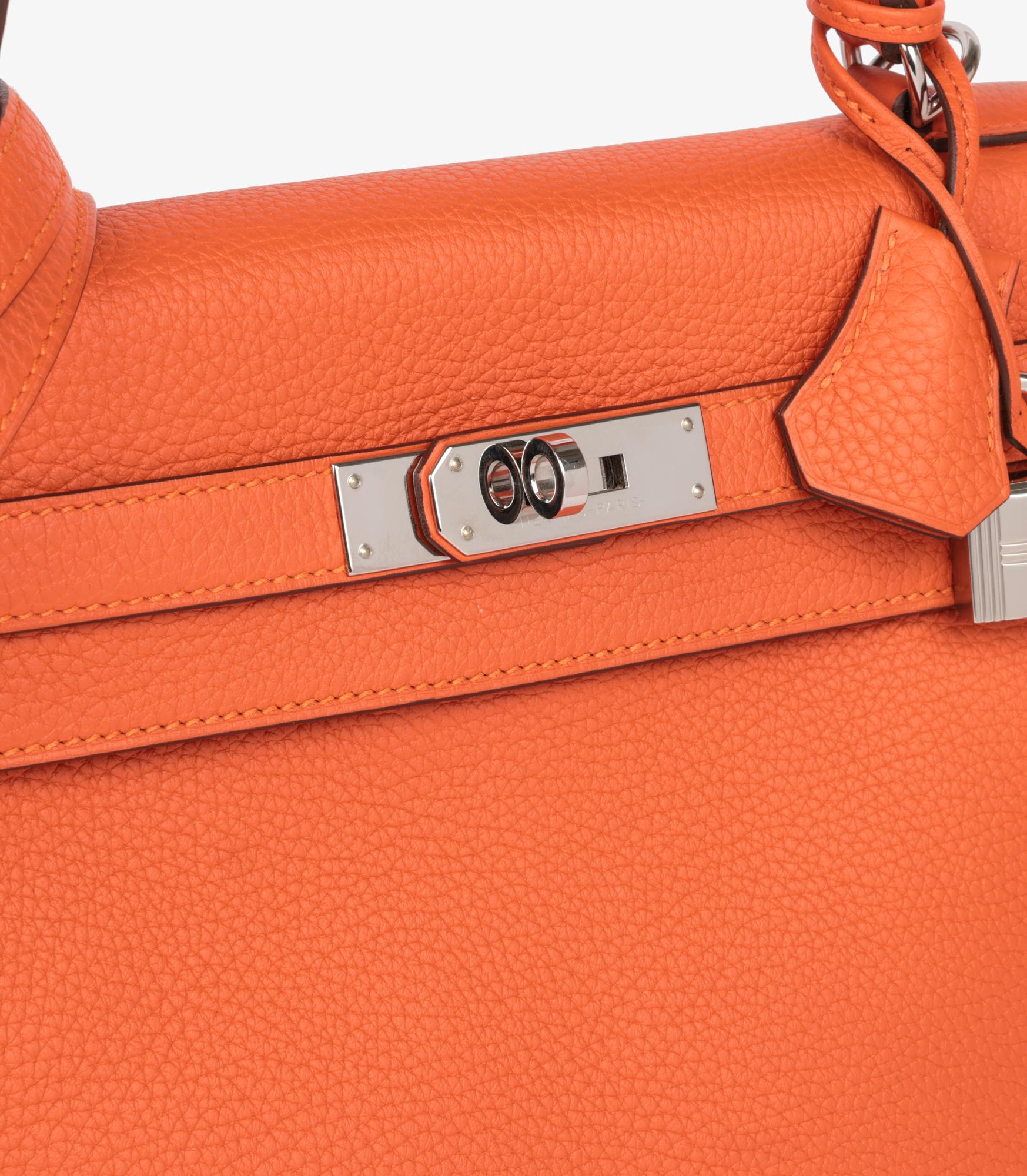Hermès Feu Togo Leather Kelly 32cm Retourne 5