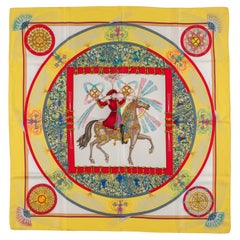 Hermes Feux D'Artifice Silk Scarf