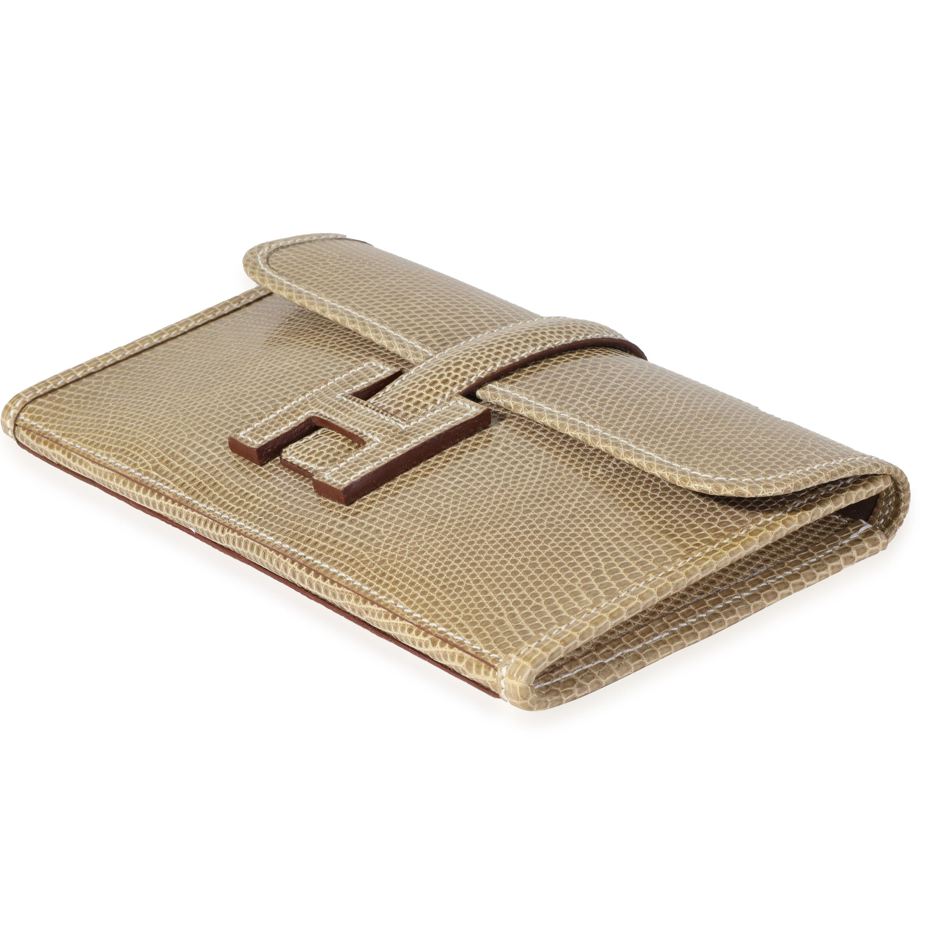 Women's Hermès Ficelle Lizard Mini Jige