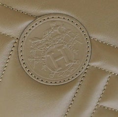 Hermes Fiji Boots Camel Mosaique Quilted Leather