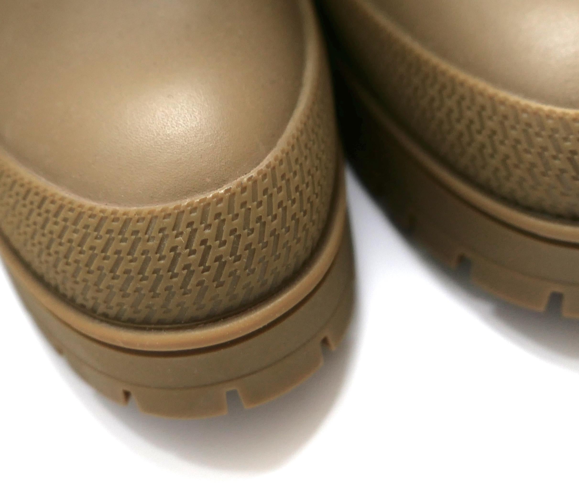 Botas Hermes Fiji Piel Acolchada Mosaique Camel Marrón en venta