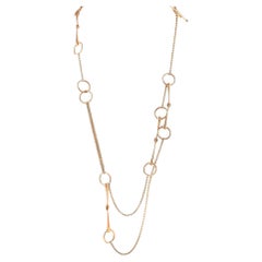 Hermès Filet d’Or 18K Rose Gold Necklace