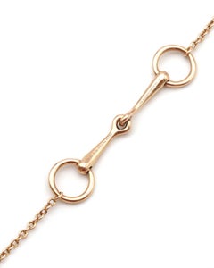 Hermès Filet d'or bracelet in 18 karat rose gold, diamond