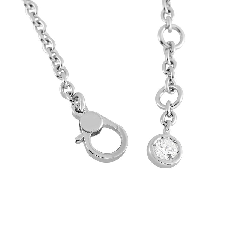 Hermès Finesse 18K White Gold 0.55 Ct Diamond Bracelet at 1stDibs
