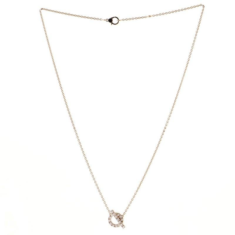 finesse necklace rose gold