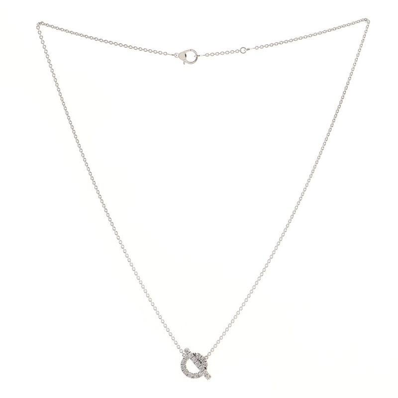 hermes finesse pendant white gold