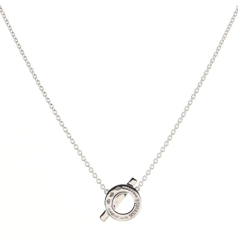 hermes finesse earrings white gold