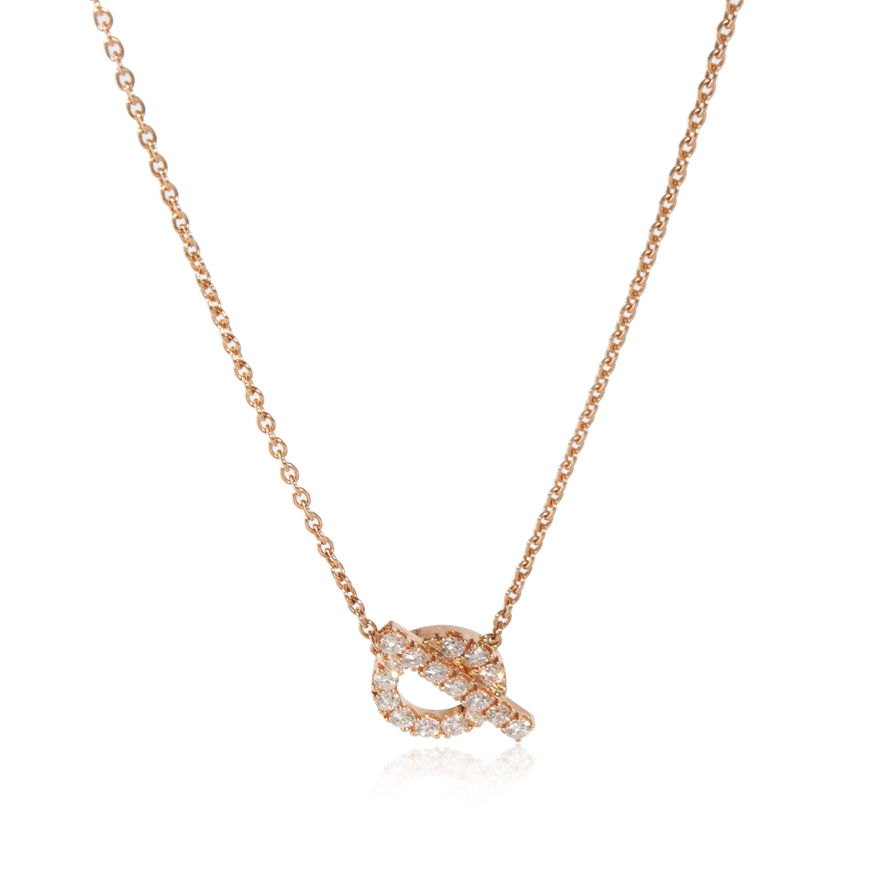 Hermès Finesse Pendant with Diamonds in 18k Rose Gold 0.46 CTW

PRIMARY DETAILS
SKU: 125745
Listing Title: Hermès Finesse Pendant with Diamonds in 18k Rose Gold 0.46 CTW
Condition Description: Retails for 5400 USD. In excellent condition. 16 inches