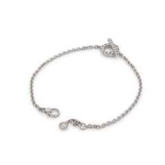 Hermès 'Finesse' White Gold Diamond Bracelet