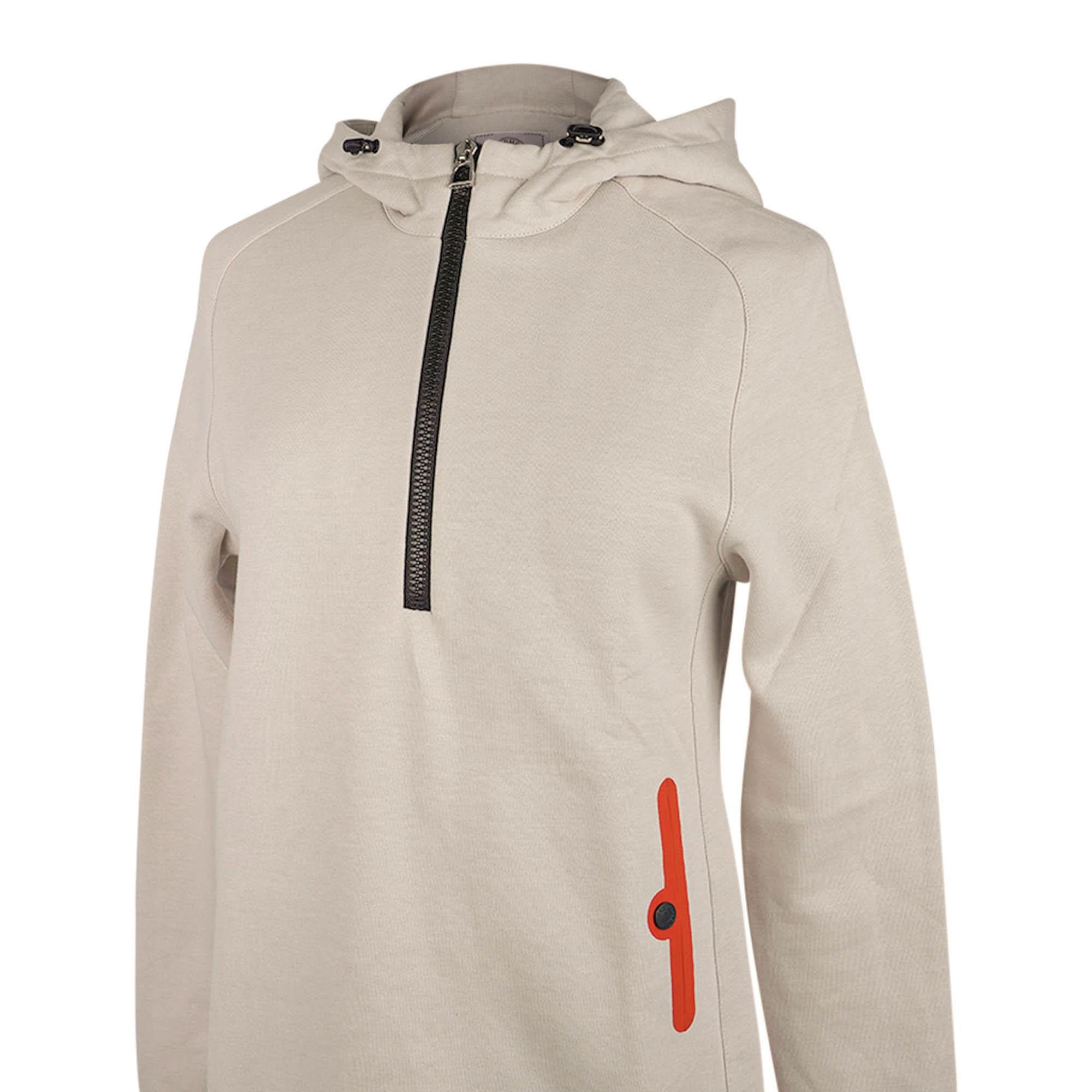 Hermes Fit Sweatshirt Hoodie Gris Carriere XS For Sale 6