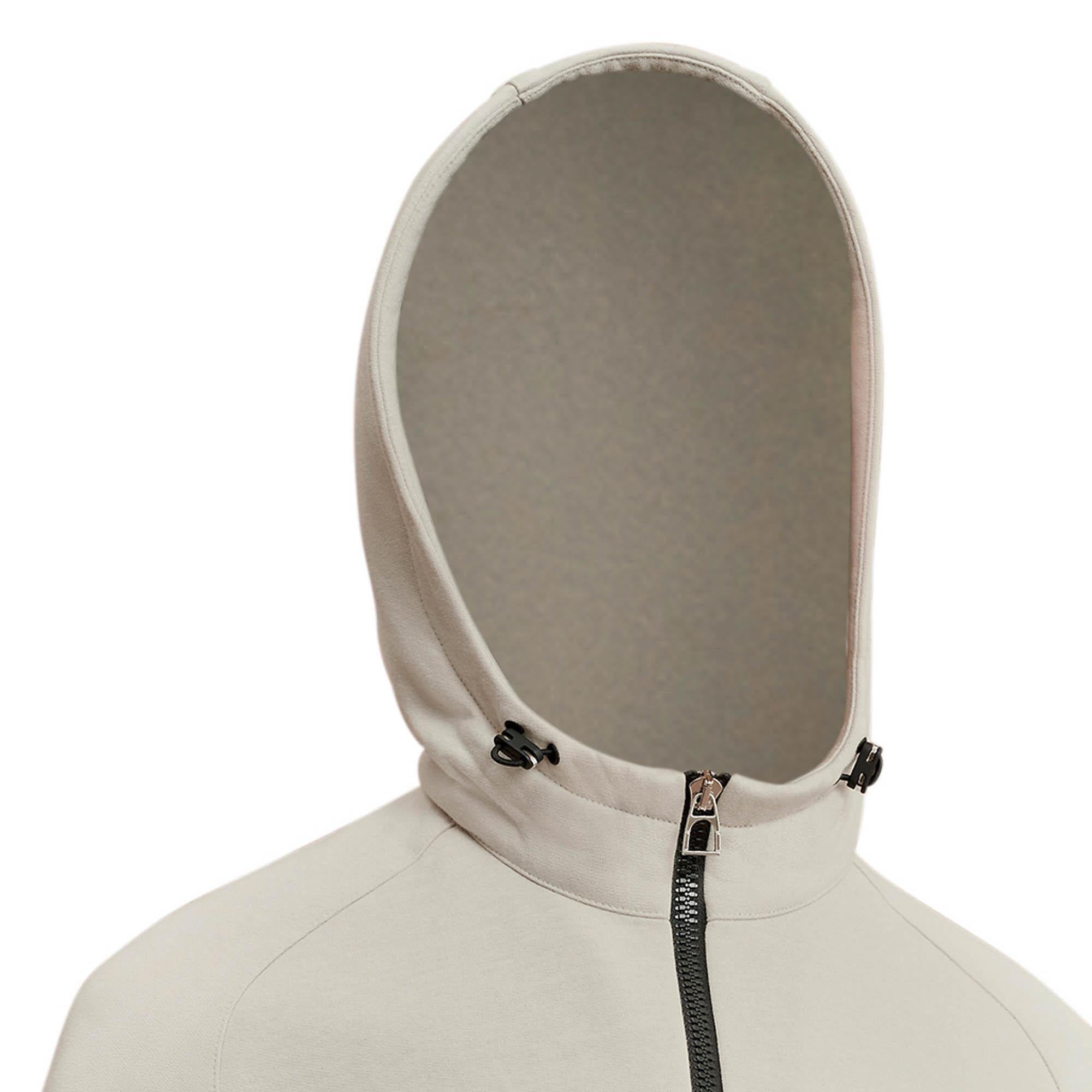 Hermes Fit Sweatshirt Hoodie Gris Carriere XS For Sale 7