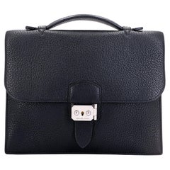 Hermès Fjord Sac a Depeche Mini Briefcase Bag 27 PHW 68802